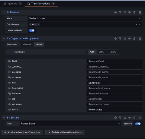 A screenshot of the widget configuration